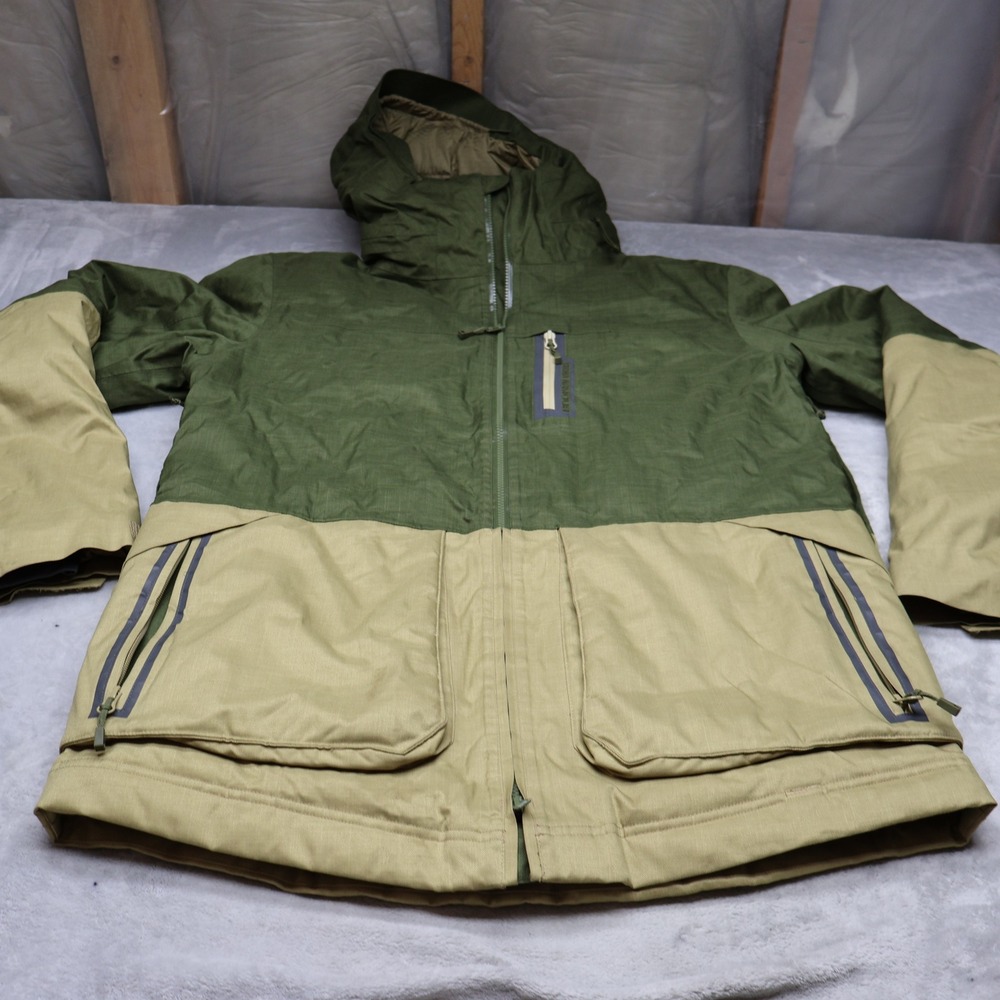 Under Armour Down Jacket Mens Large Green Storm 700 Fill Puffer Winter Ski Snow